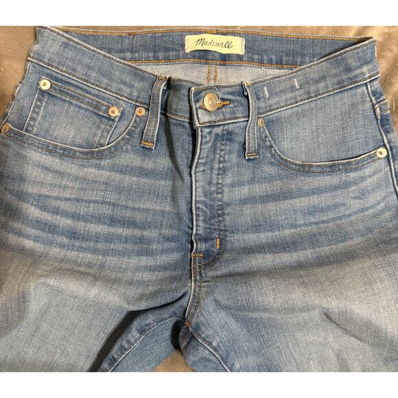 Madewell Cali Demi-Boot Jeans in Timpson Wash Size 27 Petite Y2K Mid Rise - Picture 5 of 11